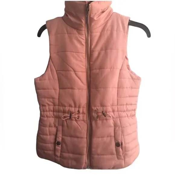 KIDS Girls Copper Key Coral Pink Antique Pink Orange Vest NWT - Picture 2 of 5